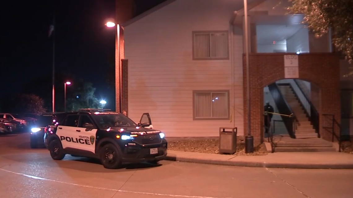 Houston police said a man choked his common-law wife to death while at this hotel.