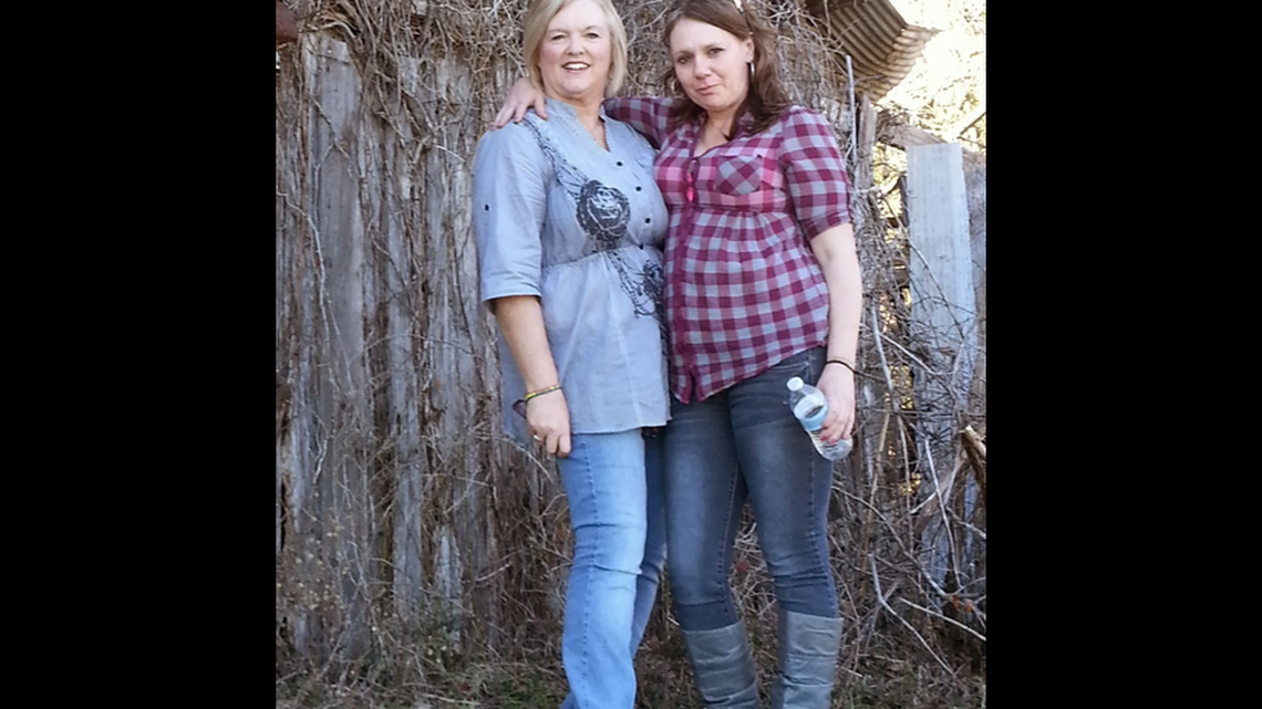This undated photo shows Holly Barlow-Austin and her mother.