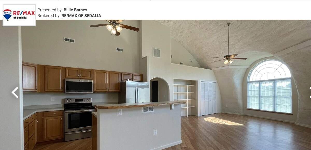 Kitchen and living room
