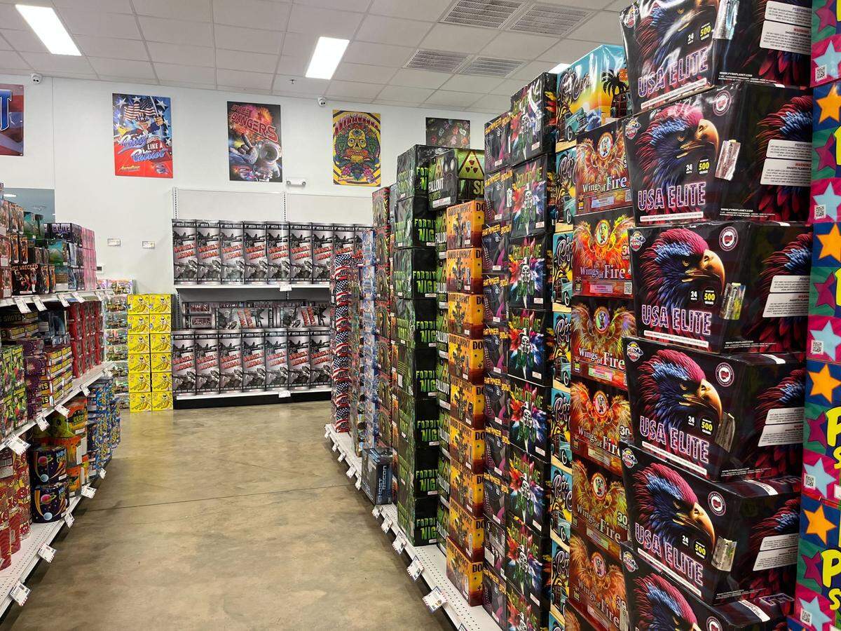 Fireworks Supermarket sells every type of firework you can imagine, plenty within the $20 budget.