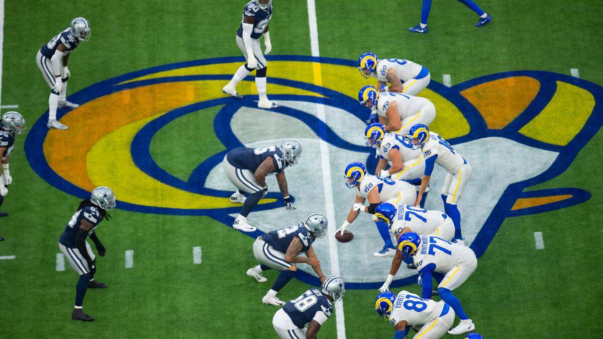 Los Angeles Rams and Dallas Cowboys played the first game at SoFi Stadium for an NFL football game, Sunday, Sept. 13, 2020.