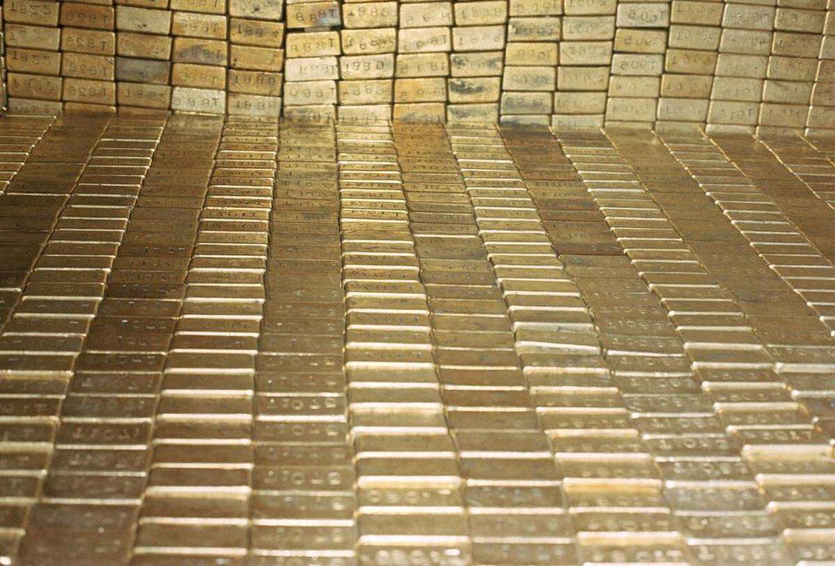 Gold bars such as these likely soon will be deposited at the Texas Bullion Depository.