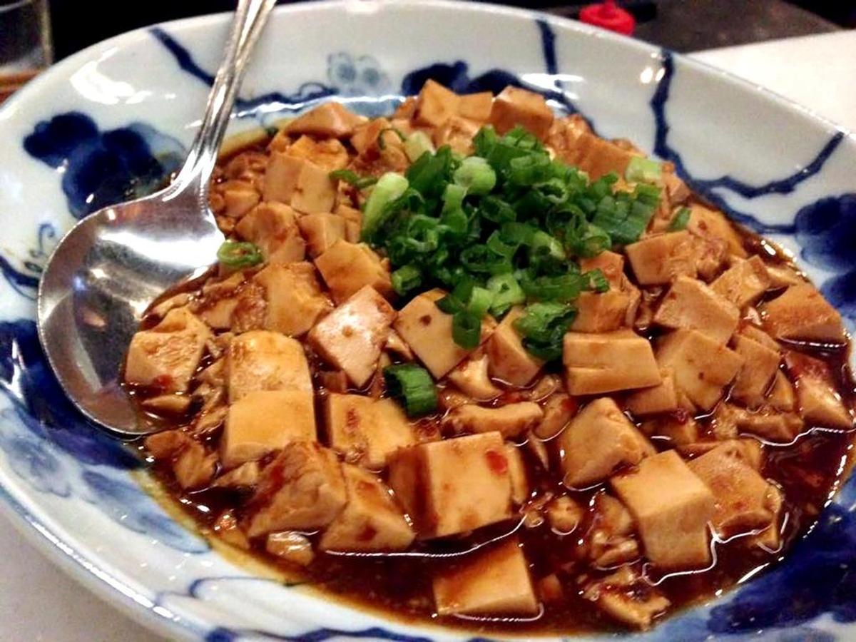 Vegetarian mapu tofu at Cannon Chinese Kitchen in Fort Worth