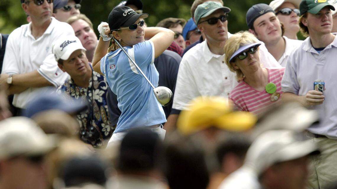Dee Finley helped bring Annika Sorenstam to the Colonial tournament in 2003 and the world was watching.