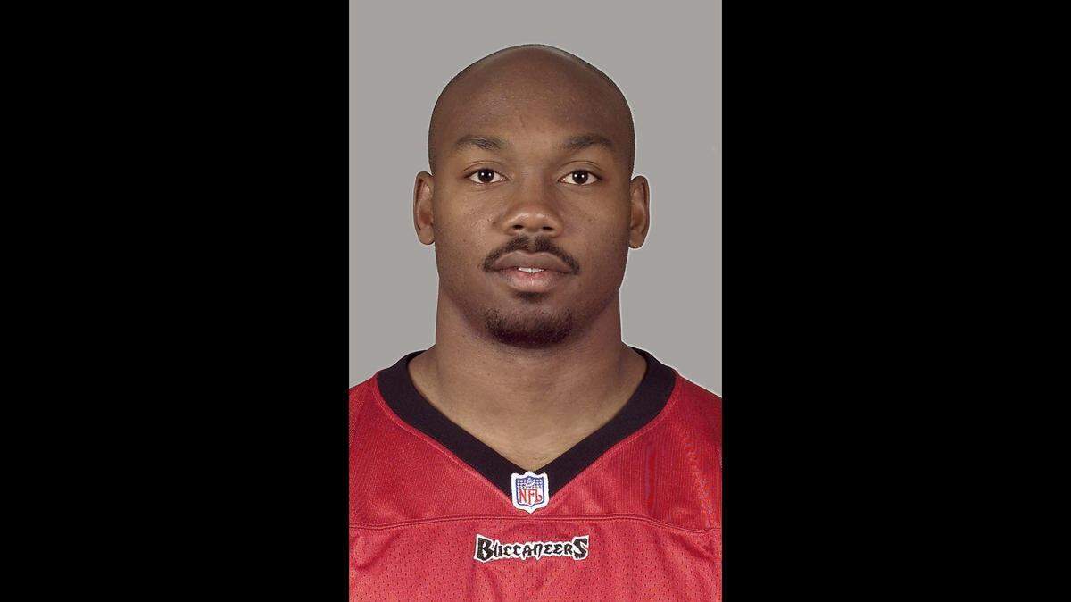 L.D. Bell football player Eric Vance (cq). Courtesy Photo from Tampa Bay Buccaneers Communications. 