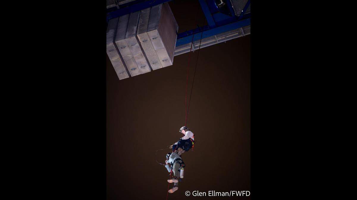 The Fort Worth Fire Department rescued a man who had a medical emergency in a crane booth on May 6, 2026.