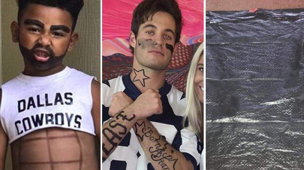 Dallas Cowboys fans (and critics) posted hilarious costumes of “America’s Team” to social media.