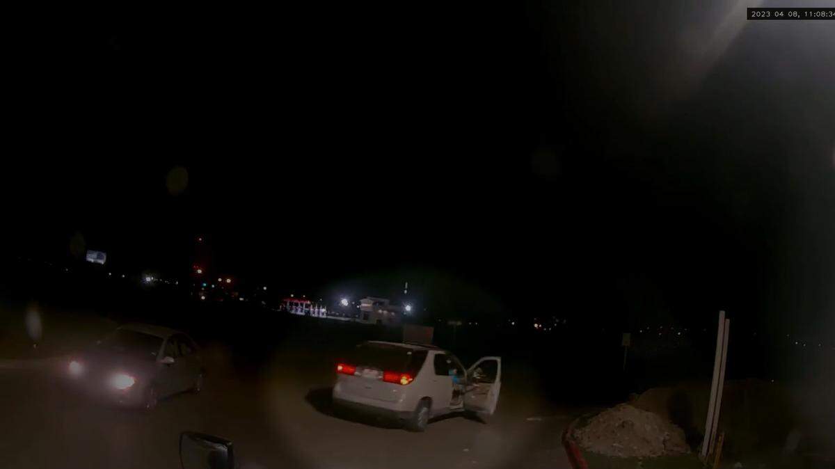 The Dallas Police Department obtained video of a suspect wanted in connection to a homicide on Saturday night, April 8, 2023, on South Polk Street.