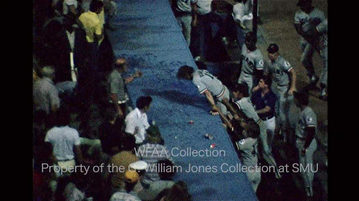 The Rangers and Indians got into a massive brawl during a game on May 29, 1974. Five days later a game in Cleveland between the teams was forfeited to Texas in the fifth inning on 10-cent beer night.