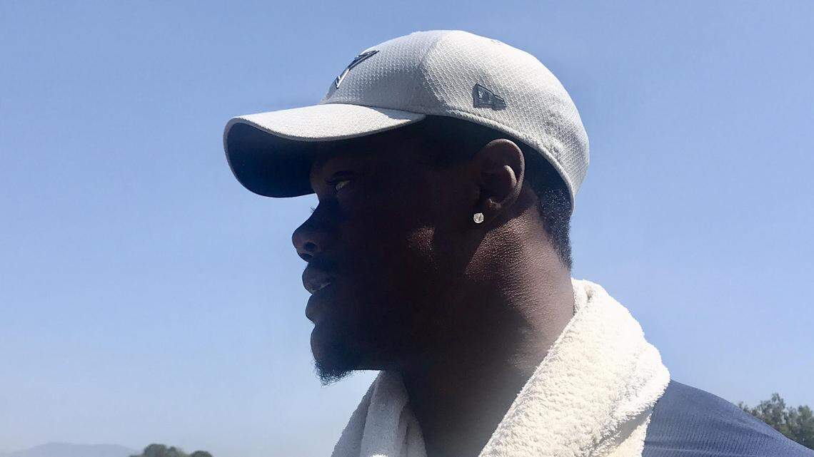 Cowboys defensive end Randy Gregory talked to the media for the first time Monday,