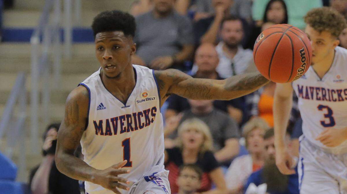 UT Arlington guard Erick Neal, shown in a game last season, scored a team-high 18 points in the Mavs 71-68 win over the Ragin' Cajuns Saturday.