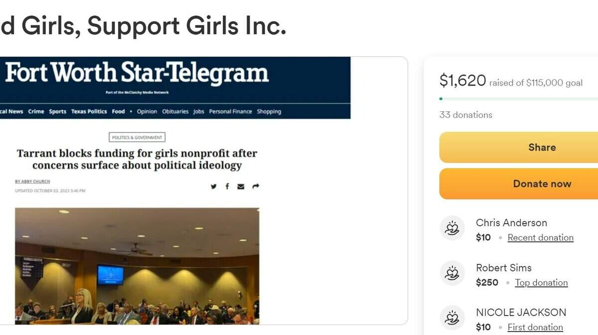 Haley Taylor Schlitz, a fifth grade teacher in Fort Worth, decided to make a GoFundMe to help Girls Inc. of Tarrant County raise back the state funds commissioners did not approve for them at a Tuesday meeting.