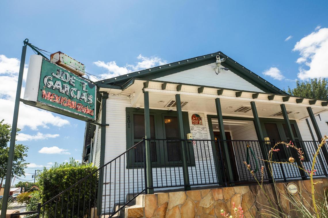 Joe T. Garcia’s has been an iconic destination restaurant on North Main Street near the Stockyards for decades.