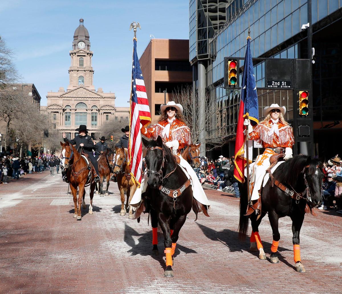 The 2023 Fort Worth Stock Show and Rodeo parade stepped off at Main and Weatherford in downtown Fort Worth.