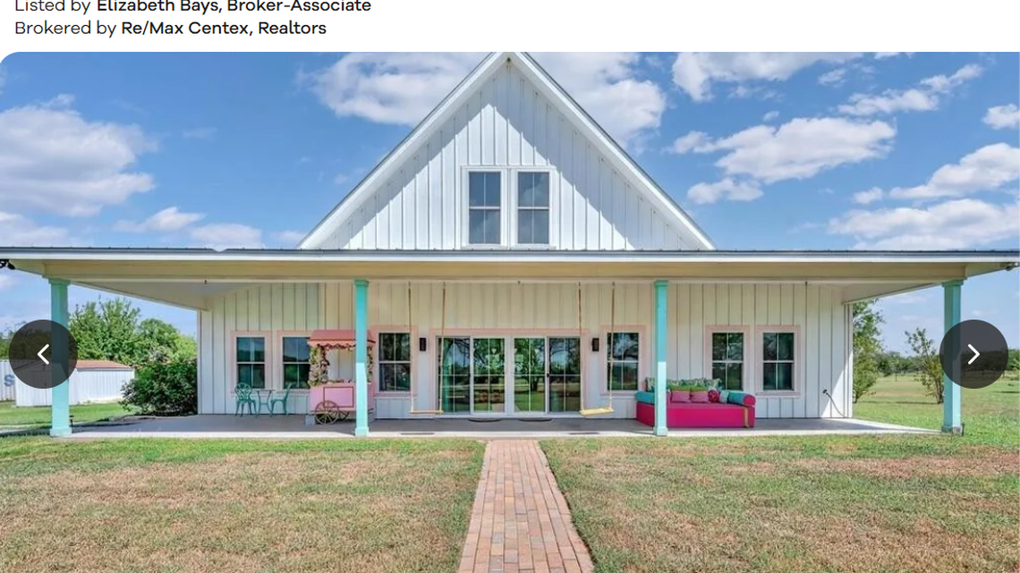 Exterior of the home