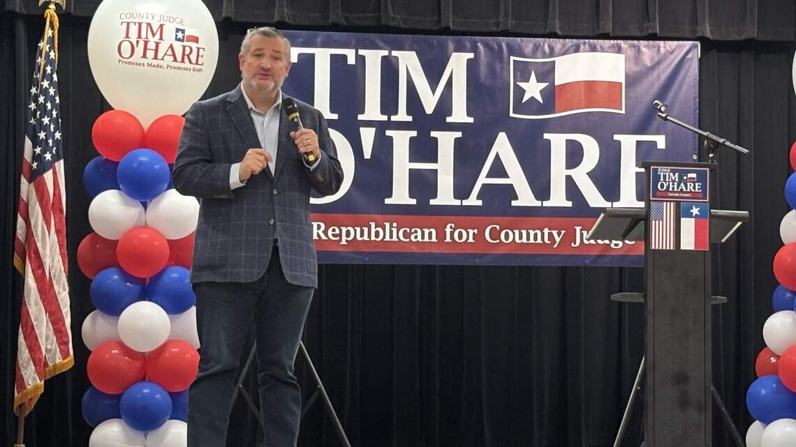 Ted Cruz says threat to Texas has never been greater at O’Hare campaign event