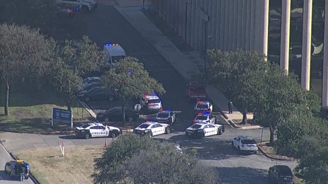 A search of the Dallas County Health and Human Services building found no evidence of a shooting after an employee reported hearing loud noises Thursday afternoon, which led to a lockdown of the building and evacuation of workers.