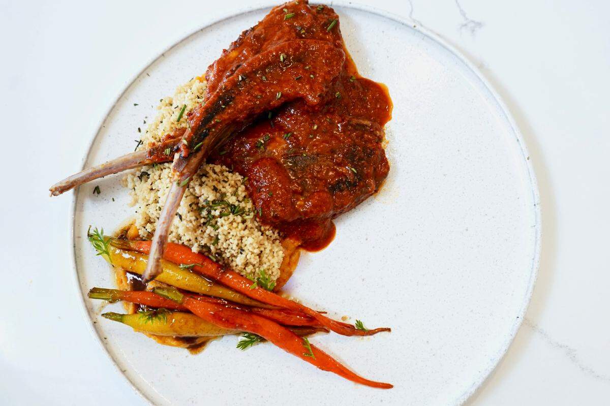 Lamb chops at the Westin Southlake.