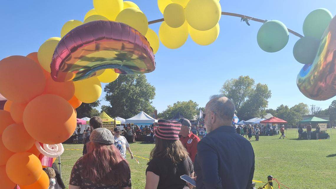 Hundreds of people attended the first Pride event for Keller and Southlake at St. Martin-in-the-Fields Episcopal Church on Saturday.
