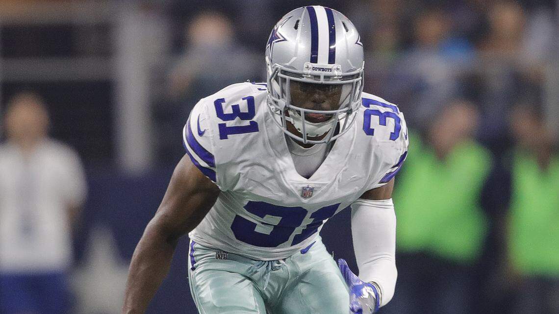 Dallas Cowboys CB Byron Jones (31) was selected to the Pro Bowl for the first time. He is joined by RB Ezekiel Elliott, DE DeMarcus Lawrence, RG Zack Martin and LT Tyron Smith.