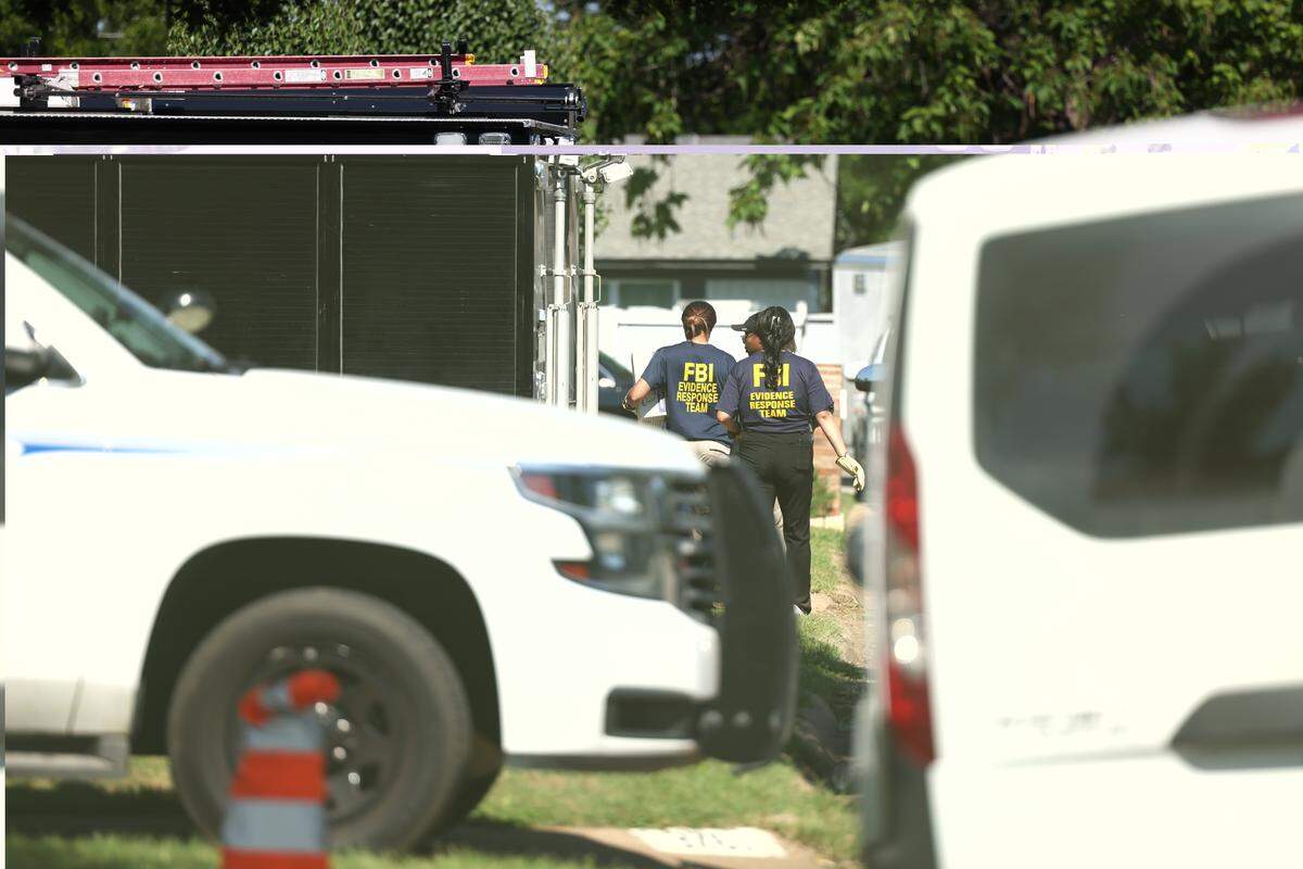 The FBI, Everman police, Tarrant County Criminal District Attorney’s Office, sheriff’s deputies and the Medical Examiner’s Office continued to search Wednesday, May 13, 2026, at the property where 6-year-old Noel Rodriguez-Alvarez lived on Wisteria Drive in Everman, Texas. Noel was last seen alive in fall 2022 and is presumed dead. His mother, Cindy Rodriguez-Singh, is charged with capital murder. Investigators have not yet confirmed whether they’ve found any sign of Noel’s remains during this week’s search.