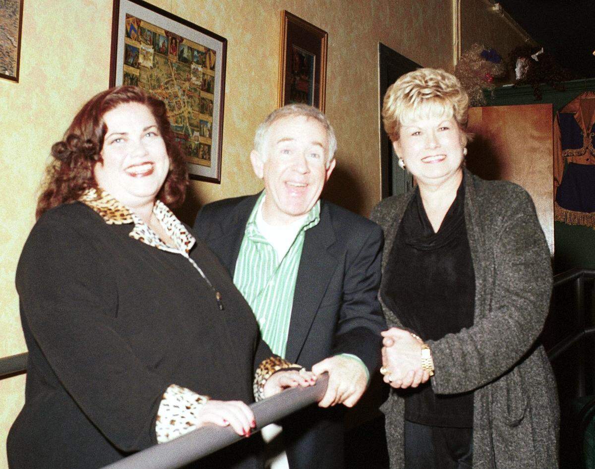 October 2001, at Stage West Theatre in Fort Worth, with Candy Haven and Ruth Ann Kearley.