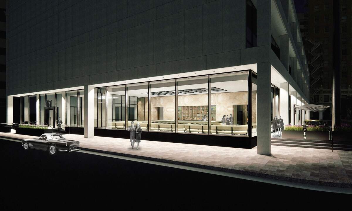 61 Osteria is in the First on 7th lobby facing Burnett Park downtown.