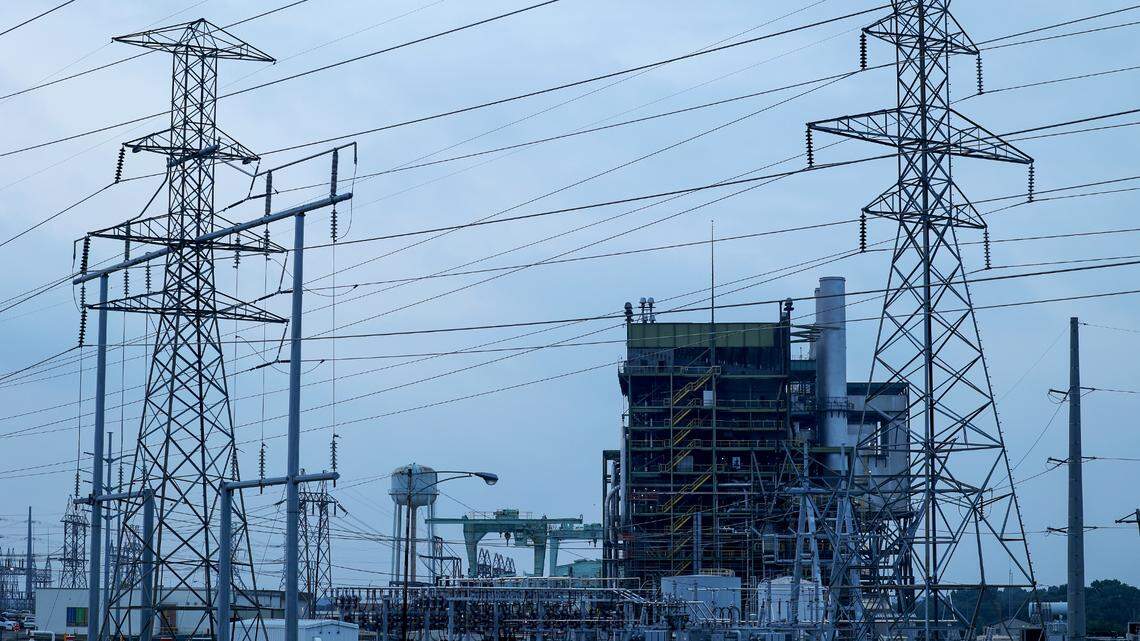 Handley Generating Station in Fort Worth in a 2023 archive photo. Oncor is still working to restore power to parts of Dallas-Fort Worth after storms earlier this week.