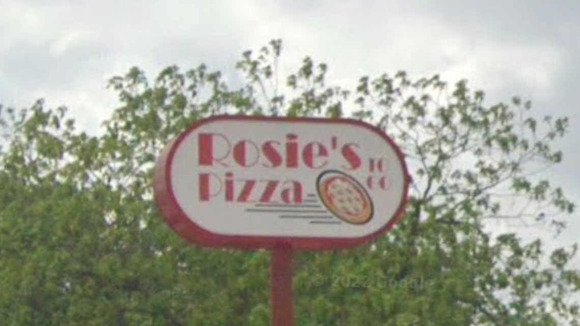 Five people are accused of assaulting an employee at Rosie’s Pizza in Seguin, Texas.