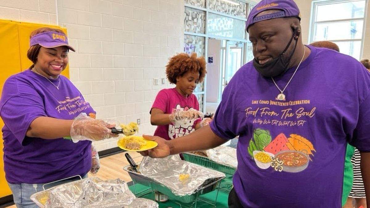 Lake Como has several nonprofits that hold events throughout the year, including Richelle’s Heart’s annual Lake Como Juneteenth Celebration “Food From the Soul,” which has food, games, music, and prizes.