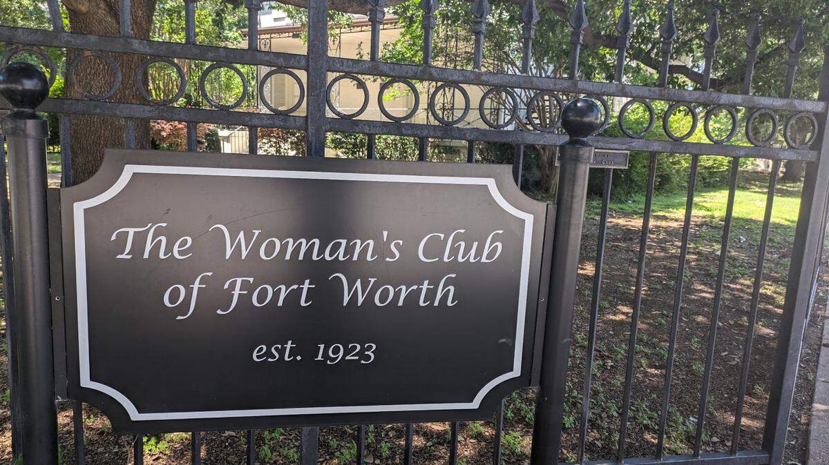 The Woman’s Club of Fort Worth at 1316 Pennsylvania Ave. lost members after accepting a transgender woman, who later resigned after joining.