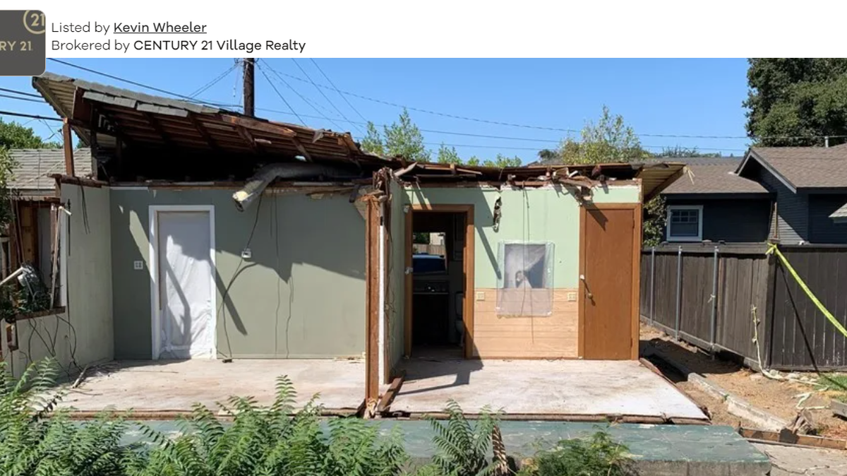 The house was crushed in May 2024 and made headlines.