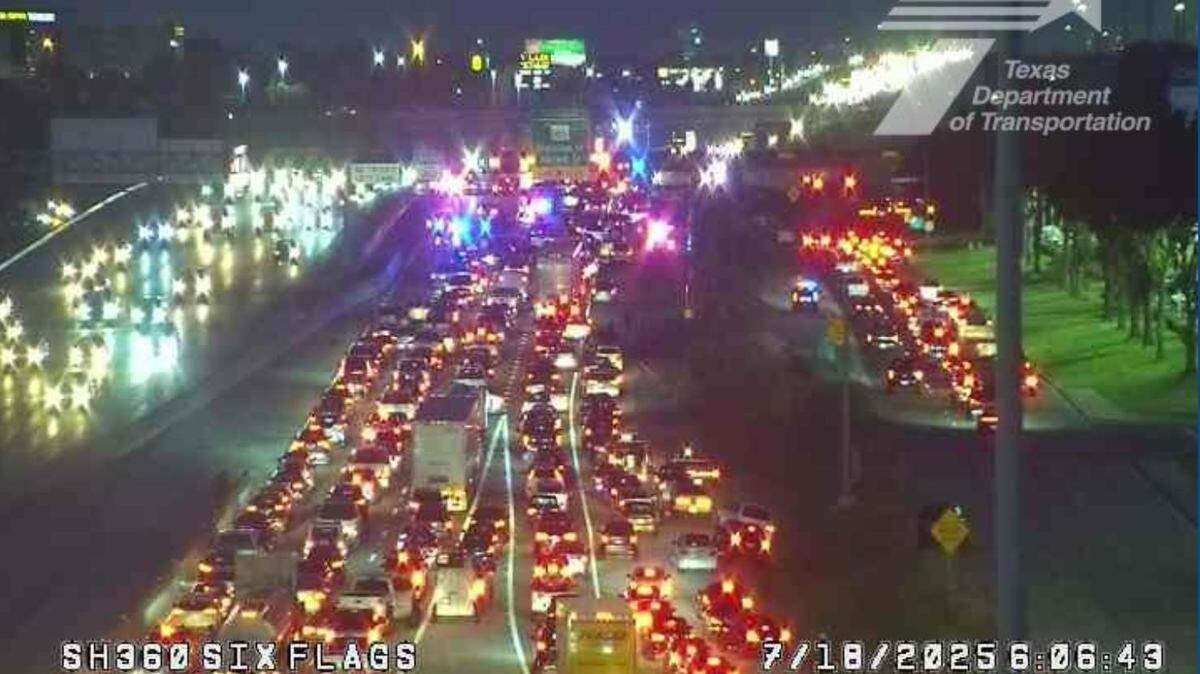 A fatal crash involving a pedestrian closed lanes of Texas 360 near Interstate 30 in Arlington on Friday morning, July 18, according to police.