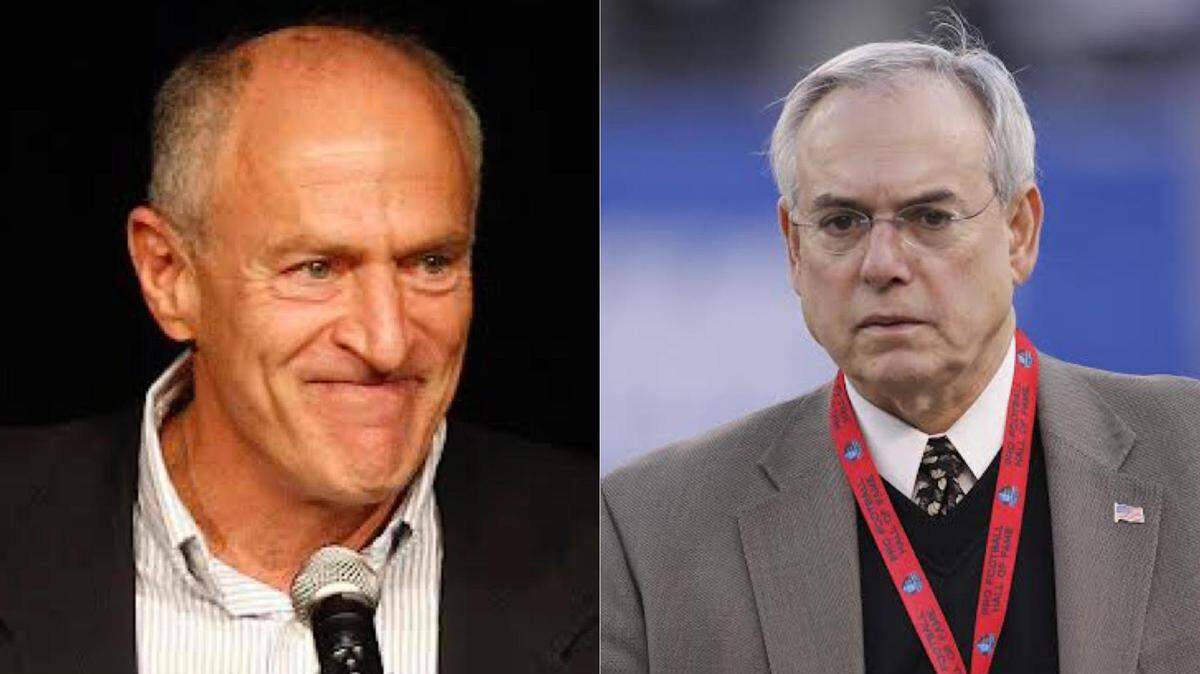 The respective radio voices of the Texas Rangers and Dallas Cowboys, Eric Nadel (left) and Brad Sham (right), are both Jewish. Both expressed displeasure and concern over the news that a Carroll ISD academic administrator was recorded telling a teacher to offer books to students that would provide an “opposing” point of view to the Holocaust. Carroll ISD has since apologized for the remarks.