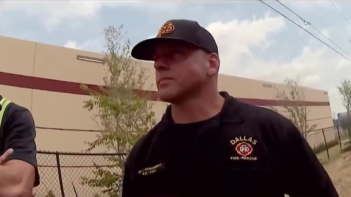 Brad Cox, who was fired from Dallas-Fire Rescue in 2021 after video of him kicking and punching a homeless man went viral, was rehired, but was demoted.