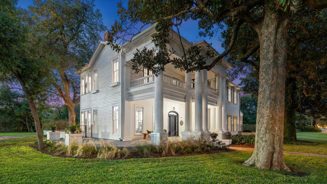 Exterior of the historic home