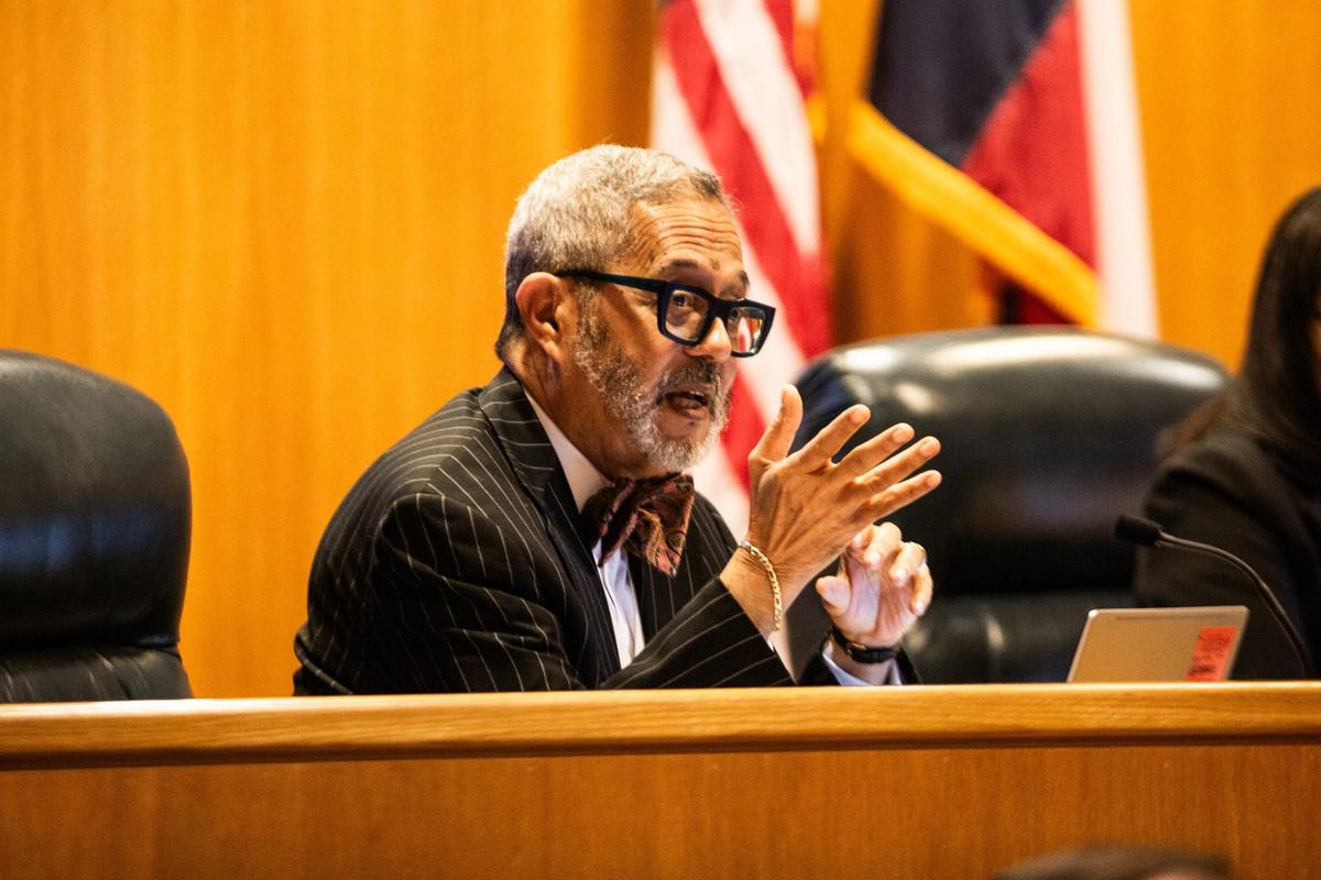 Tarrant County Commissioner Roy Brooks speaks during a Tarrant County Commissioners Court on Tuesday, June 18, 2024, at the Tarrant County Administration Building.