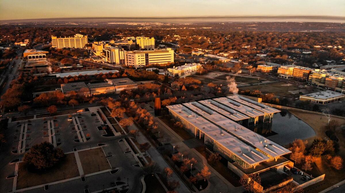 The Cultural District in Fort Worth.