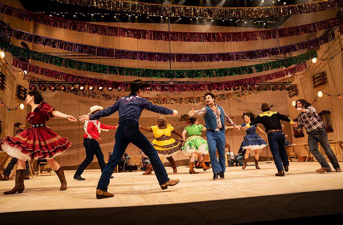 The company of the National Tour of Rodgers & Hammerstein’s OKLAHOMA!