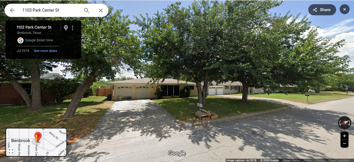 Ariana’s (Paulina Chávez) house is actually located at 1103 Park Center St. in Benbrook, Texas.