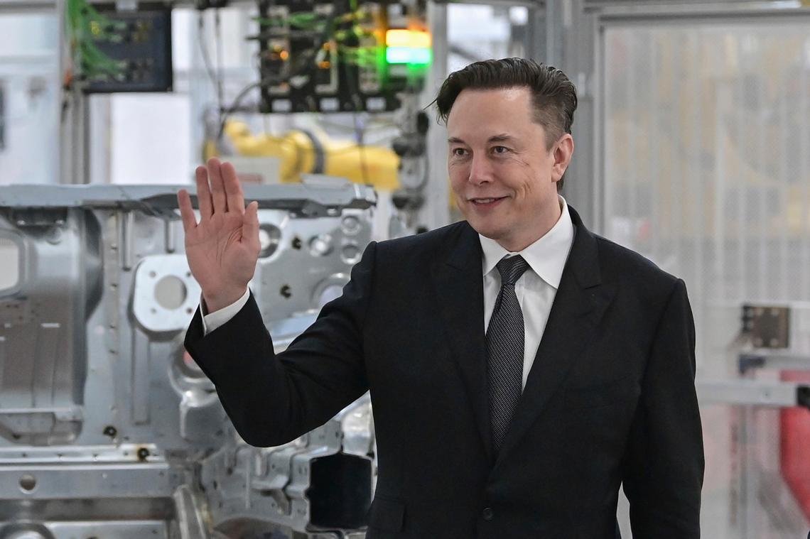 FILE - Tesla CEO Elon Musk attends the opening of the Tesla factory Berlin Brandenburg in Gruenheide, Germany, Tuesday, March 22, 2022. Elon Musk is taking a 9.2% stake in Twitter. Musk purchased approximately 73.5 million shares, according to a regulatory filing. (Patrick Pleul/Pool via AP, File)