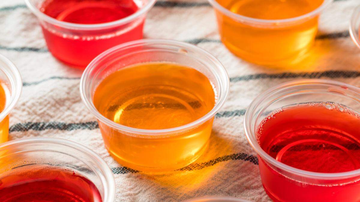 A parent is accused of bringing Jell-O shots (not the ones pictured) to an elementary school Christmas party, Texas police said.