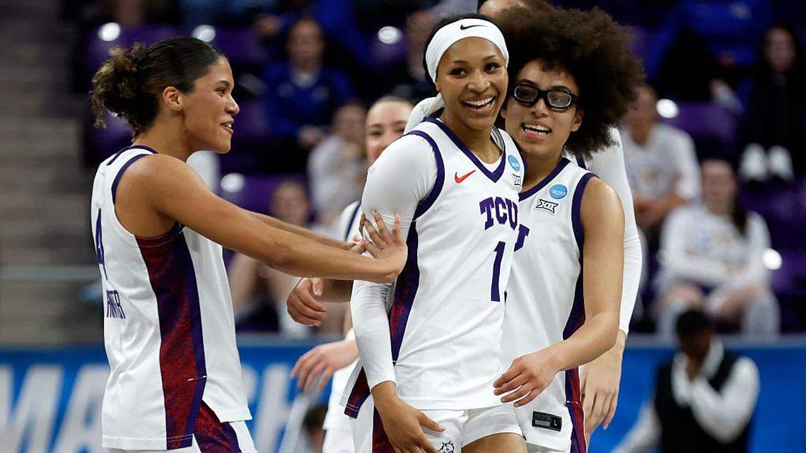 Hot-shooting senior explodes for career day in TCU women’s NCAA Tournament win