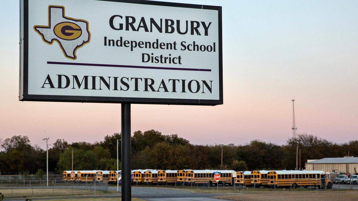 The Granbury ISD administration building in on Nov. 15, 2021.