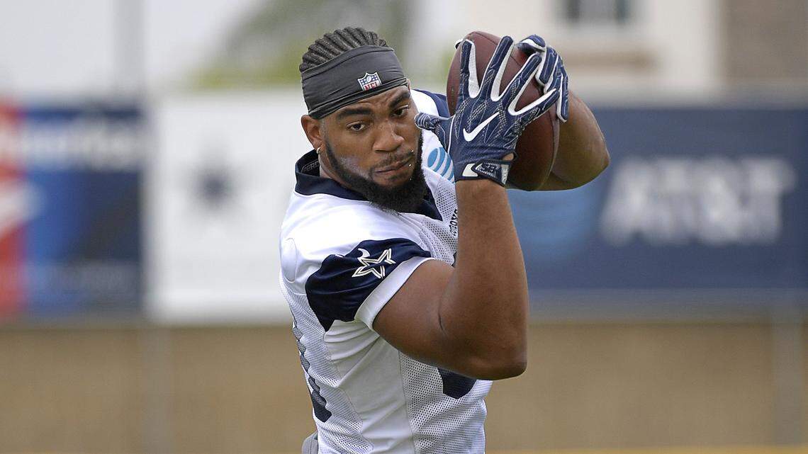 Cowboys tight end Rico Gathers was inactive for the season opener against the Carolina Panthers on Sunday.