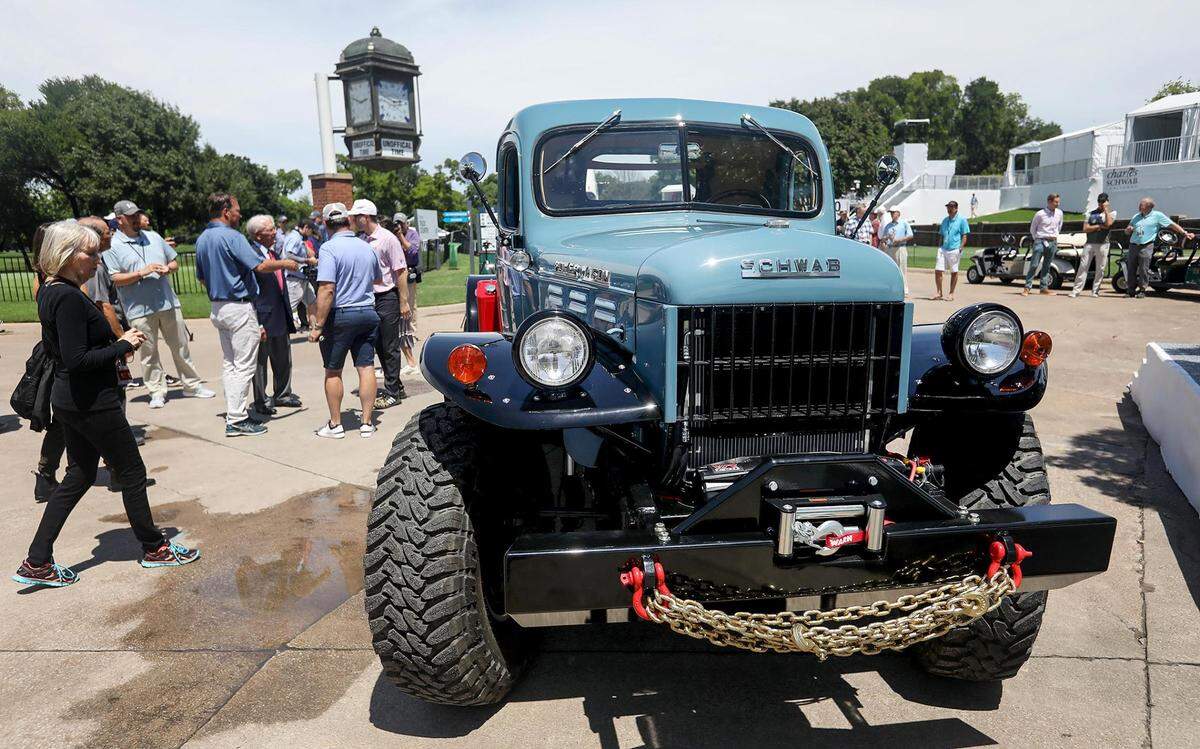 A restored 1946 Power Wagon was unveiled as the Champions Prize for the 2021 Charles Schwab Challenge in May 2021. 