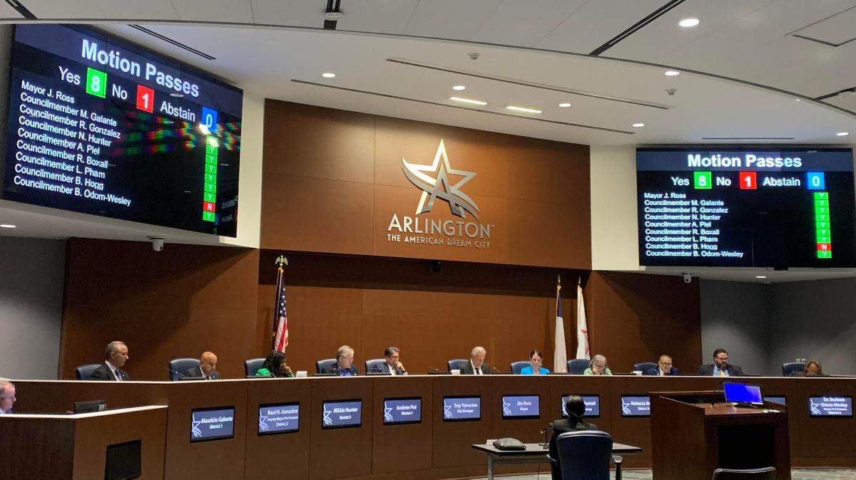 The Arlington City Council passed a resolution of opposition, 8-1, to the Tarrant County redistricting at their meeting on May 27, 2025.