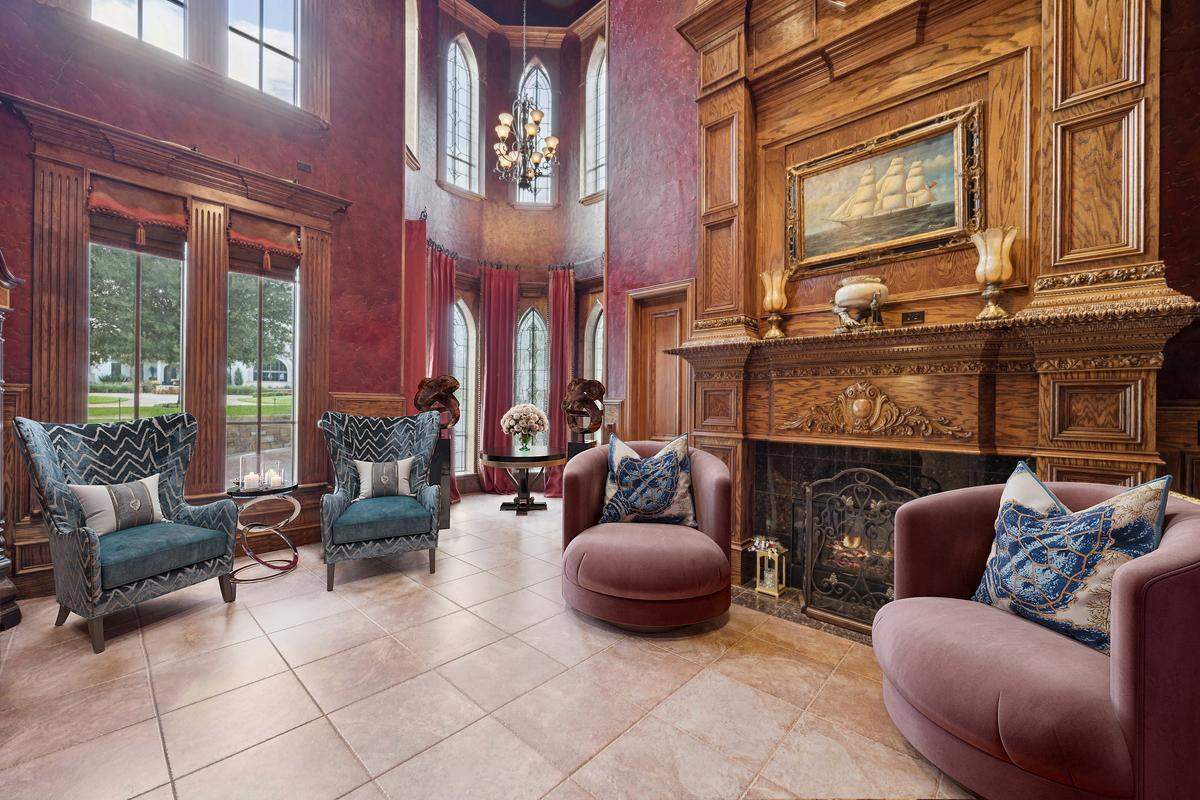 Inside 9554 Bella Terra Drive mansion in Fort Worth.