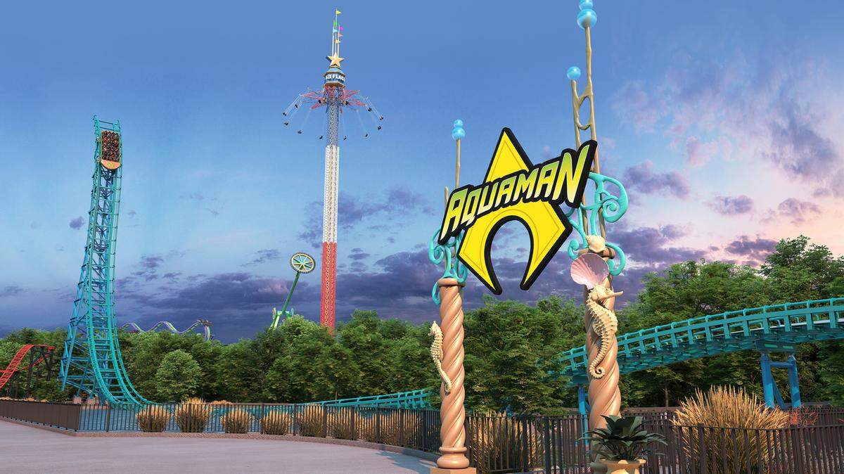 Aquaman: Power Wave is opening in Six Flags Over Texas this spring break.