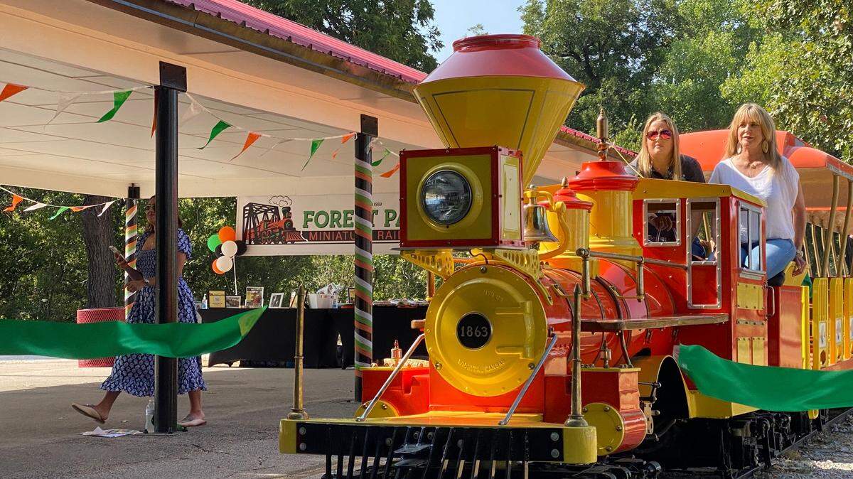 The Forest Park Train will reopen to the public at 10 a.m. Friday.
